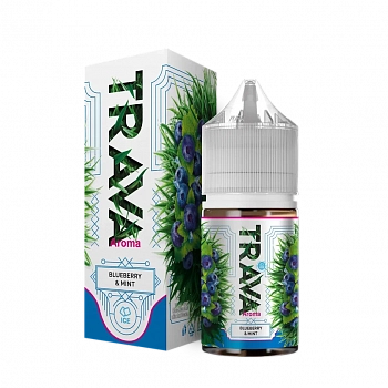 Ароматизатор TRAVA "BLUEBERRY & MINT (Черника / мята)" 13мл (на 30мл)